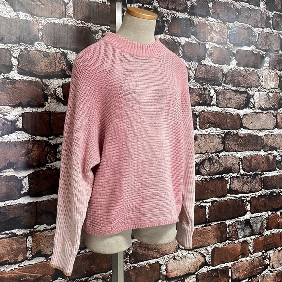 Splendid Collection Pullover Sweater Knit Ombre Pink Size Large L - Picture 5 of 14